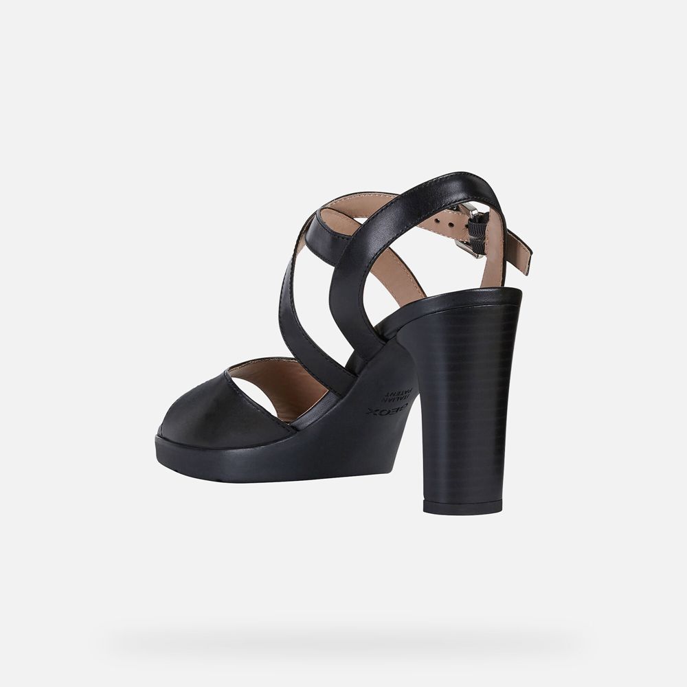 Geox Bayan Sandalet Siyah - Annya - TMV-095176